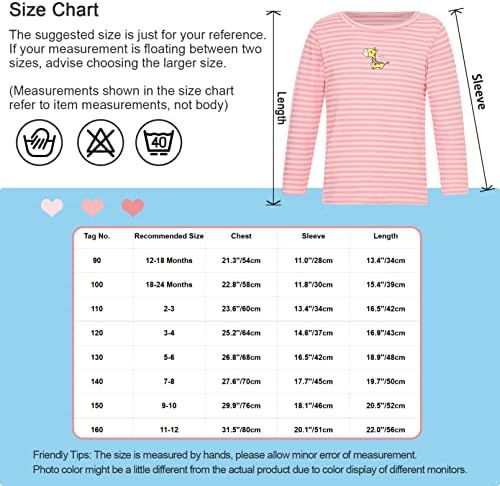 winying/ Раирана Тениска с дълъг ръкав За Момичета и Момчета, Поло, Утолщающий Пуловер, Върховете на Основния Слой
