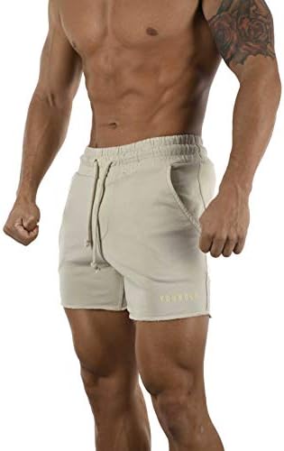 Мъжки къси панталони За Бодибилдинг YoungLA | Спортен Стил Slim Fit Gym Active Comfort| Lunges Клекове в залата за Вдигане