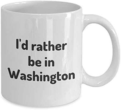 Предпочитам Да Бъда Във Вашингтон Чаша Чай Пътник Колега, Приятел, Домашен Кодекса За Подарък Пътна Чаша За Подарък