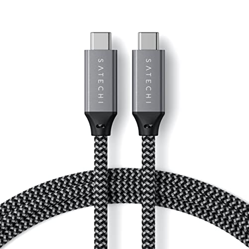 Кабел Satechi USB4 USB C за устройства, USB Type C - 30 см / 80 см - за M2/ M1 MacBook Pro/ Air, M2/ M1 iPad Pro/Air,