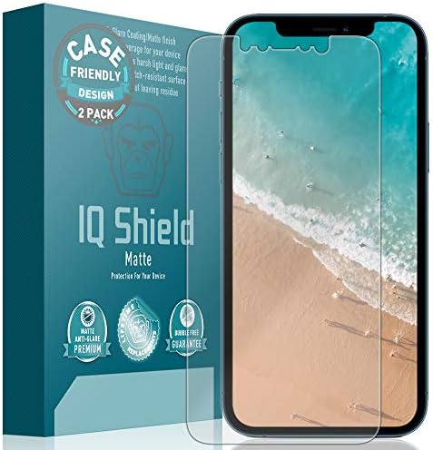 Матово защитно фолио IQ Shield, която е съвместима с Apple iPhone 12 Pro Max (6,7 инча), (подходящ за използване в джоба)