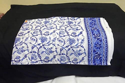 Ръчно изработени от индийски futon батиста с флорални принтом впечатлява със своя бохемски стил, ръчно изработени по