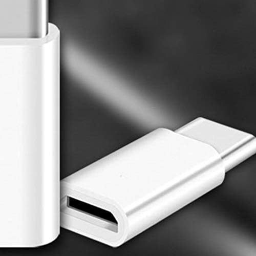 ZHUHW Адаптер за мобилния Телефон, Micro USB към USB Адаптер C, Конвертор на Бял Кабел За Зареждане, Адаптер USB Type