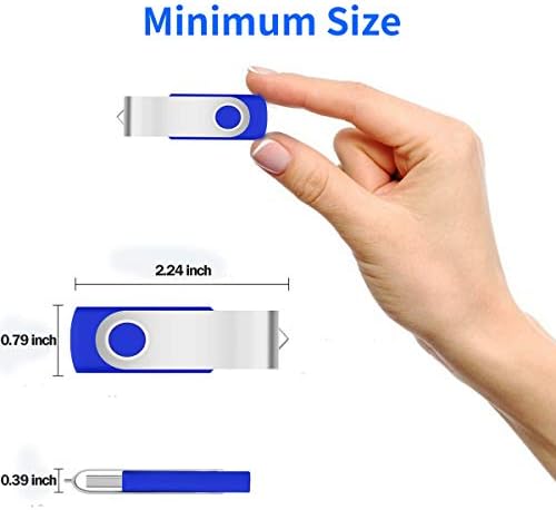 20 БР 4 GB Насипни флаш памети EASTBULL USB 2.0 Метален 4 GB Флаш-памет Съраунд звук от флаш устройство с въртящи се