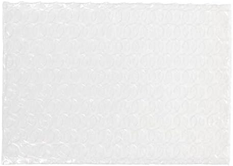 TOJYXSY Прозрачни Поли Пузырчатые пакети от 100 БР 2,5 x 3 Инча (65 x 75 мм), Гладки от двете страни на Пластмасови Опаковъчни