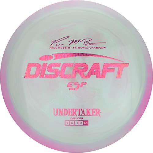 Диск за голф Discraft ESP Гробаря Пол Макбет 6X Signature Series 167-169 Граммовый Шофьора