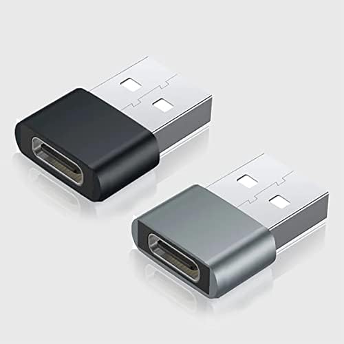 Бърз USB адаптер-C за свързване към USB-порт, който е съвместим с вашия LG K42 за зарядни устройства, синхронизация,