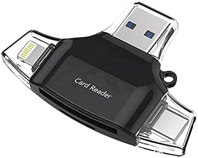 Смарт притурка на BoxWave, който е съвместим с преносими устройства Acme NotePAC Pro (17,3 инча) (смарт притурка от BoxWave) - Устройство за четене на SD карти AllReader, четец за карти microSD,