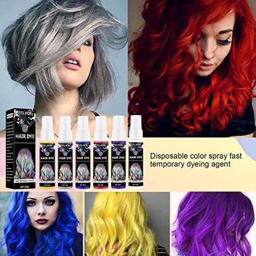 Спрей за бързо Боядисване на коса YPeng Temporary Hair Color, Временна Боя за коса Подкрашивания корени, Незабавно Ярко