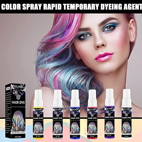 Спрей за бързо Боядисване на коса YPeng Temporary Hair Color, Временна Боя за коса Подкрашивания корени, Незабавно Ярко