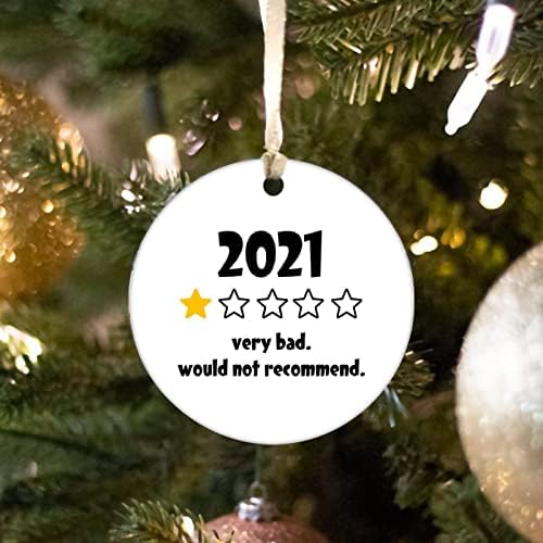 Много Лошо, Не Бих Препоръчал Шарка 2021 Преглед Сувенири За Спомен с Нестандартен Коледен Подарък Идея за Друг Семейство