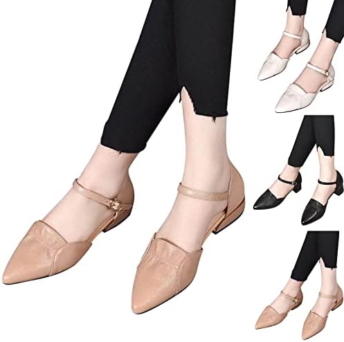 Дамски Елегантни Дамски обувки на плоска подметка, Дамски обувки, Модерни обувки С Волани и остри пръсти, Мека Подметка,