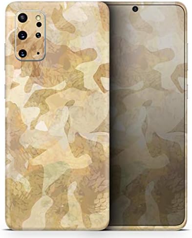 Дизайн Skinz Desert Camouflage V1 Защитно Vinyl стикер с обвивка от кожа, която е съвместима с Samsung Galaxy S20 (покритие
