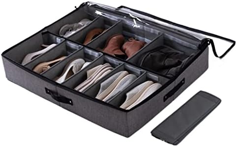 Кутия за съхранение ПЛАЩАТ Прозрачна, а обувките Кутия За Дома Под Леглото Сгъваема Кутия-Органайзер За Съхранение на