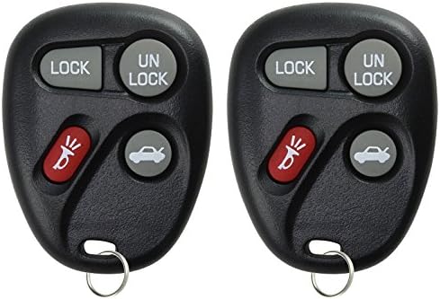 KeylessOption Подмяна на дистанционно автомобилния ключ fob без ключ за 16245100-29 (опаковка от 2 броя)