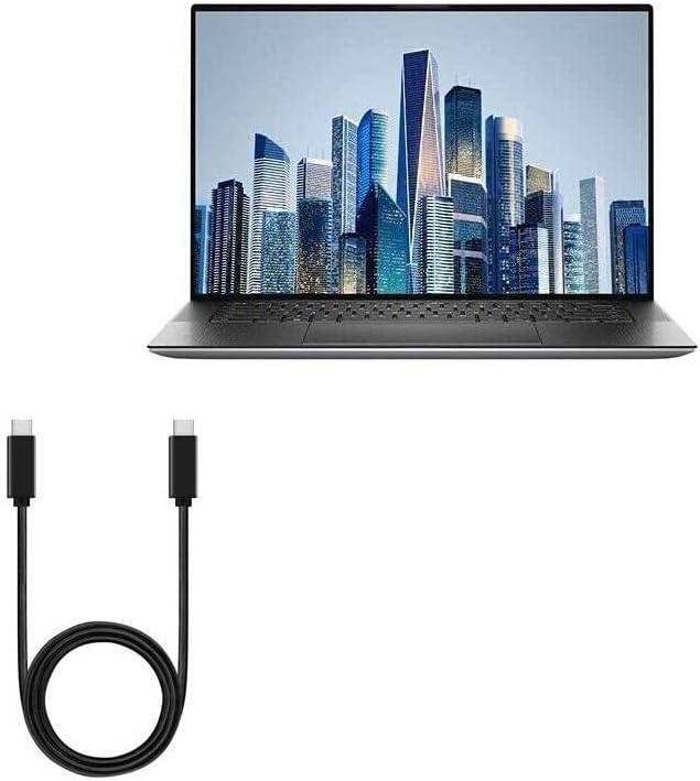 Кабел BoxWave, който е съвместим с Dell Precision 15 (5560) - Кабел DirectSync PD (3 фута) - USB-C-USB-C (100 W), кабел