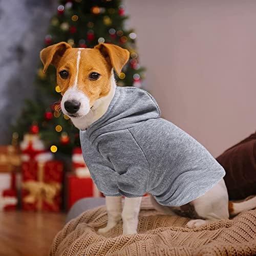 Дрехи за домашни любимци на малки Кучета, Пуловер-пакетче, Пуловер, Зимни Костюми за Кучета, Пуловер, Топли Коледни Пуловери