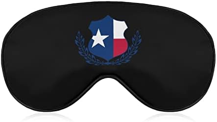 Маска за Сън с Флага на Тексас Мека Забавна Сянка За Очите, Превръзка На Очите, Маска за Сън и за Пътуване