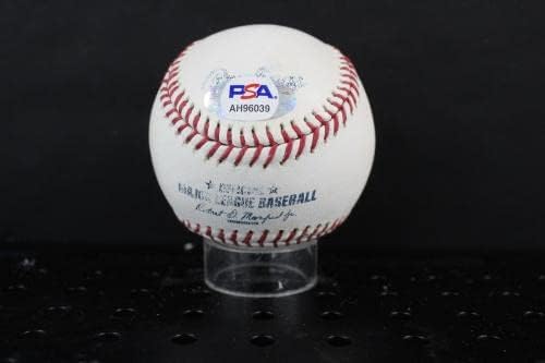 Ноа Синдергаард Подписа Бейзболен Автограф Auto PSA/DNA AH96039 - Бейзболни топки с Автографи