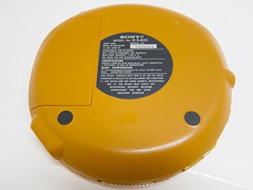 Корпорацията Sony . Портативен cd плейър CD Walkman D-EJ622 Модел Sony CD Walkman D-EJ622 (версия оранжев цвят)