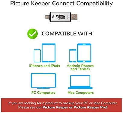 Флаш памет Picture Keeper Connect Photo & Video USB устройства на Apple, Android и PC, Флаш-памет от 64 GB, Тюркоаз