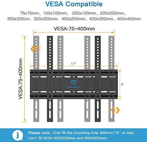 Монтиране на стена за телевизор PERLESMITH Full Motion за телевизори с диагонал 50 -90, до £ 165, Max VESA 800x400 мм,