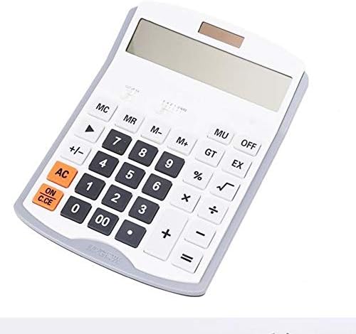 Teerwere Настолен калкулатор Калкулатор на Финансите Канцеларски материали Мода, Голям Екран Голям бутон 12-цифрен Компютърен