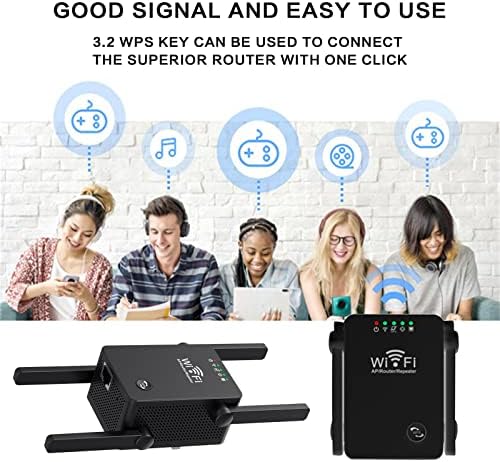 300 Mbit/с Мини Усилвател на сигнала WiFi Безжичен Интернет-Ретранслатор на Далечни разстояния за Домашна Подкрепа на