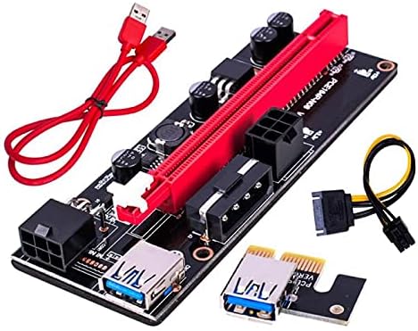 Конектори USB 3.0 PCI-E Pci E Странично Ver 009 Express 1X 4X, 8X 16x Удължител Странично Карта-адаптер SATA 15pin Мъжки-6pin