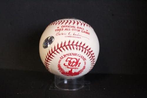 Автограф на Фред Линна (MVP 7/6/83) в бейзбола Auto PSA/DNA AM48766 - Бейзболни топки с автографи