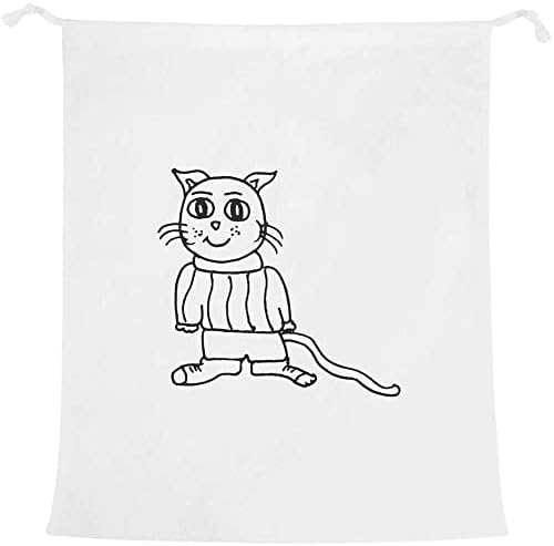 Чанта за пране Котка в пуловер (LB00023861)