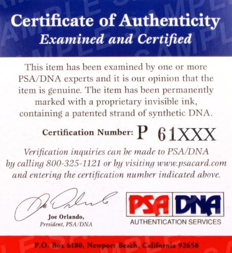 Картичка с автограф на Уолтър Пейтона 3x5 Chicago Bears PSA / DNA Stock 64589 с автограф на Уолтър Пейтона - Издълбани