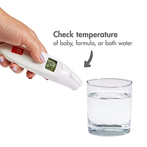Цифров Инфрачервен Безконтактен термометър за челото на Американския Червен Кръст за Деца и възрастни (опаковка от 2
