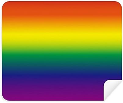 Градиент на ЛГБТ-Розова Кърпа За почистване на Хомо Screen Cleaner 2 елемента Замшевая Плат