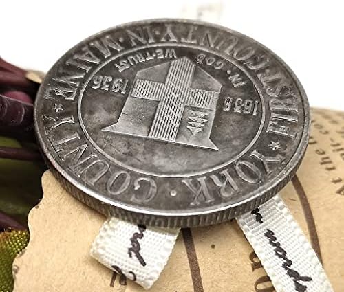 Монета в Полдоллара до 300-годишнината Йорк 1936 г Чуждестранна Възпоменателна Монета Старинни Занаяти
