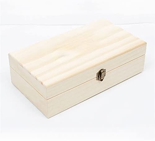 Калъф за носене на етерично масло HEYUANPIUS, дървена кутия за съхранение на етерично масло, 25/21 Отделение Кутия за