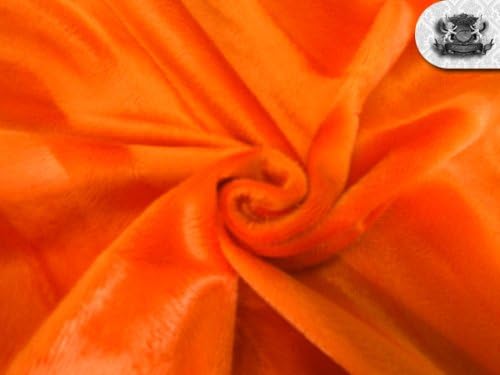 Плат Velboa Wave orange от изкуствена кожа двор