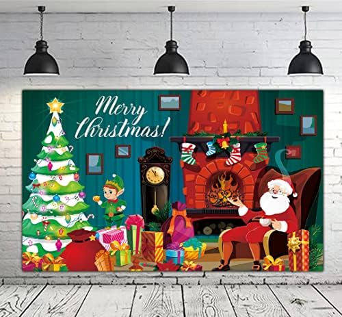 6.0 x 3.6 метра весела Коледа Фоново украса Свето Рождество Коледна украса Коледен навес Раждането на Исус Фон на Сцената