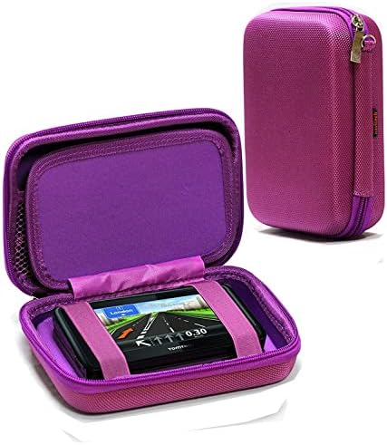 Твърд калъф Navitech Purple за носене GPS, който е съвместим с 5-инчов GPS Rand McNally TND 550