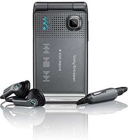 Отключени телефон Sony Ericsson W380a с камера, медиаплеером и слот за памет M2 Версия за САЩ, с гаранция (Сив)