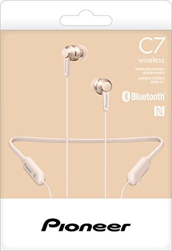 Bluetooth-слушалки Pioneer с шейным каишка SE-C7BT-G (Champaign Gold) 【Оригинални продукти на местното производство от