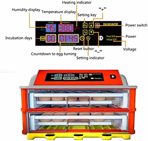 Цифров Инкубатор за яйца JEMMCO, 46-322 яйца Напълно Автоматични Инкубатори выдвижного вида на инкубация на яйцата е