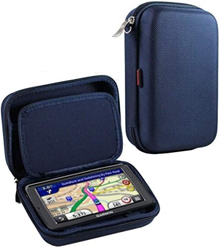 Тъмно Синьо Твърд калъф Navitech за носене GPS, Съвместима със сателитна навигация OHREX N56 5