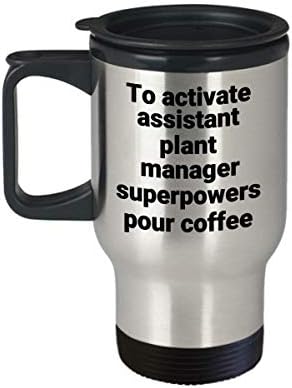 Чаша За Пътуване на Помощник-мениджър на завода - Термоизолированная Кафеена Чаша Superpowers От Неръждаема Стомана В