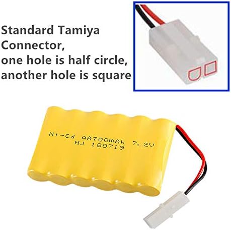 7,2 По 700 mah NiCd AA Акумулаторна Батерия със Стандартен конектор Tamiya за Радиоуправляемого Кола Rc Камион Домакински