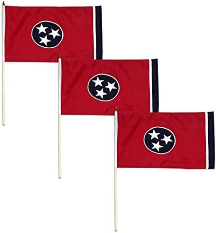 Флаг Тенеси 12 x 18 инча (3 бр.)