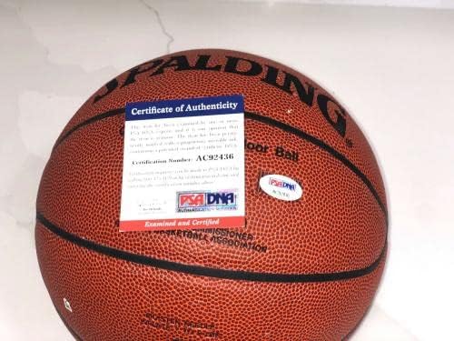 Баскетболни топки с автограф на Стив НЕШ, подписани ръка баскетболист от НБА Финикс Сънс, НБА Нетс КОПИТО, на MVP PSA