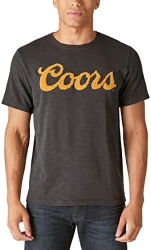 Тениска с графичен логото на Lucky Brand за мъже Coors