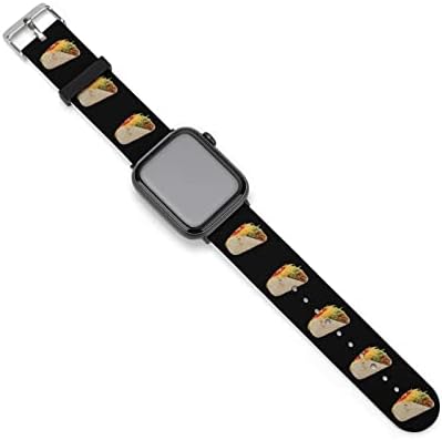 Силиконов ремък Тако за Apple Watch Quick Release Watch Bands е Съвместим с iWatch Series 8 7 6 5 4 3 SE