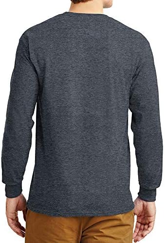 Елитен Фен-магазин на NCAA Мъжка Тениска с дълъг ръкав, Въглероден Ретро Икона